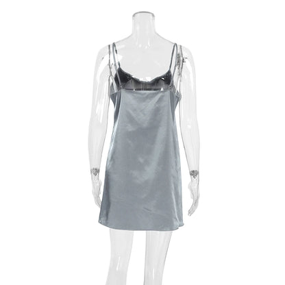 HiLoc Luxury Satin Nightgown Robe Set Women's V-Neck Spaghetti Strap Chemise Long Sleeve Belted Robe 2 Piece Loungewear 2026
