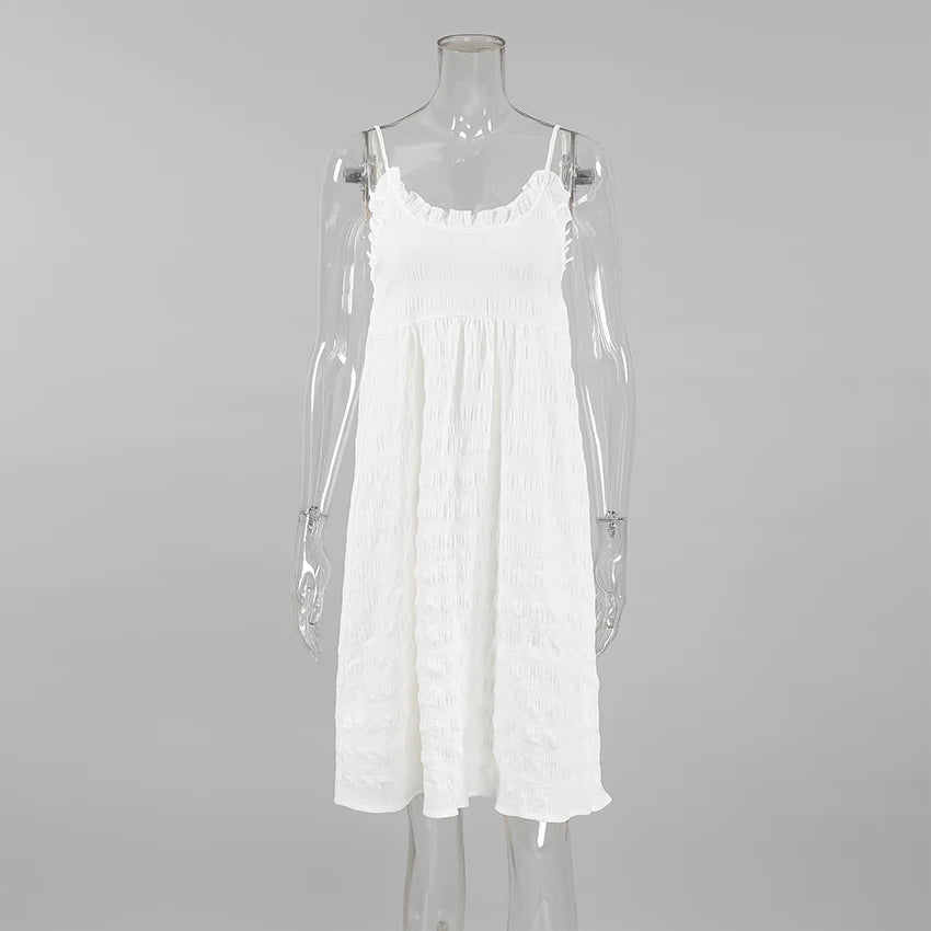 Hiloc Elegant Apricot Spaghetti Strap Night Dress Summer Sleeveless Woven Knee-Length Nightgown Thin Home Jacquard Sleepdress