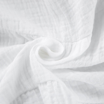 Hiloc White Pure Cotton Sweet Spaghetti Strap Mini Dress Summer Pullover Bow Backless Nightgowns Lace-Up Loose Night Dress Woman