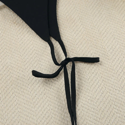 Hiloc Black Pure Cotton Sleeveless Woman Night Dress Loose Button Sleepdress Woven Spaghetti Strap Plunging Neckline Nightgowns