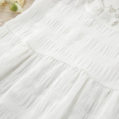 Hiloc Elegant Apricot Spaghetti Strap Night Dress Summer Sleeveless Woven Knee-Length Nightgown Thin Home Jacquard Sleepdress