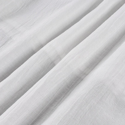 HiLoc Casual Loose White Long Dress Robe 2025 New Summer V Neck Dresses For Women Spring Sleeveless Straight Robes Nightgown